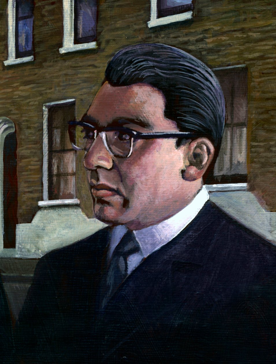 Ritratto di Ronald Ronnie Kray da Karen Humpage