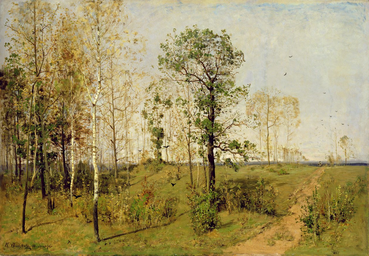 Inizio primavera a Weimar, 1876 da Karl Buchholz
