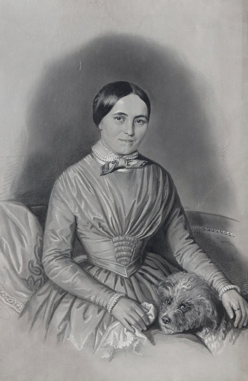 Ritratto di Johann Spyri (1827-1901), scrittrice da Karl Friedrich Irminger