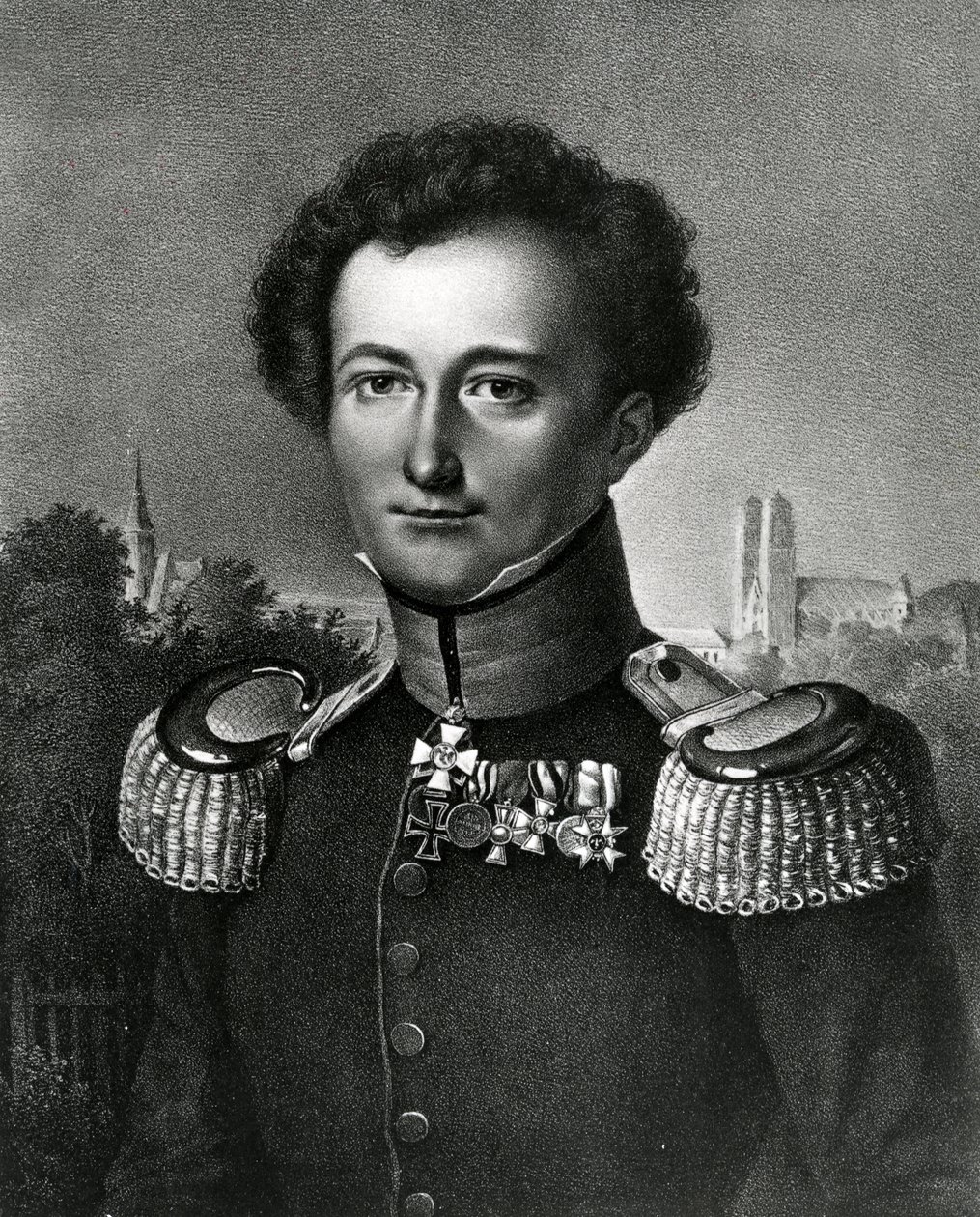 Carl von Clausewitz, stampa di F. Michelis da Karl Wilhelm Wach