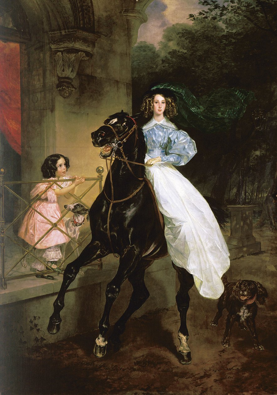 Russo: "Cavalliera" Cavalliera da Karl Bryullov