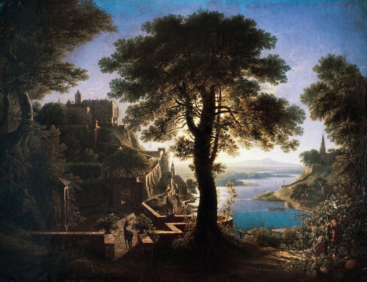 Castello sul fiume da Karl Friedrich Schinkel