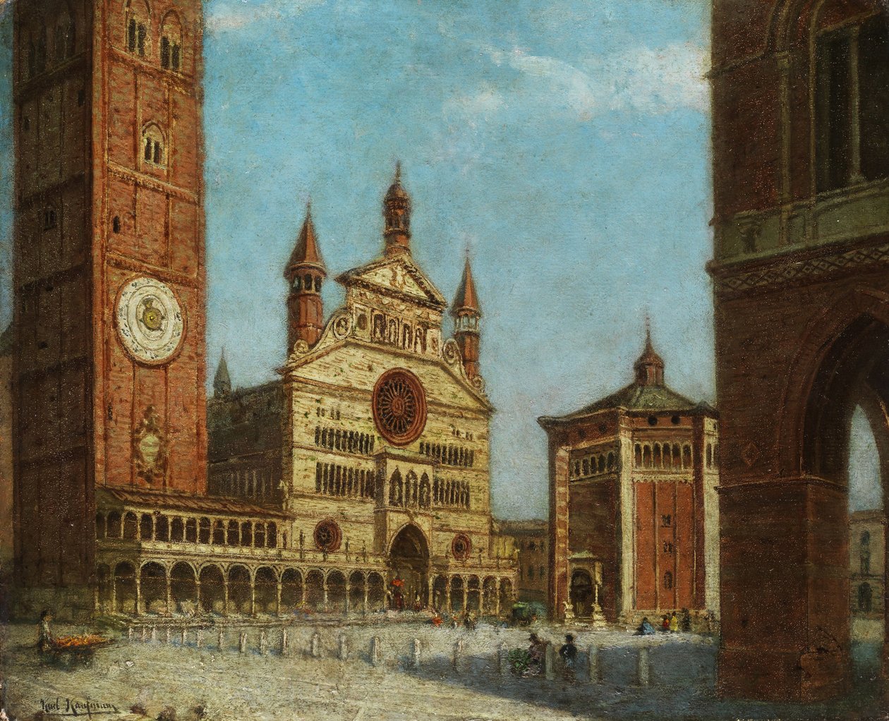 Vista su Cremona da Karl Kaufmann