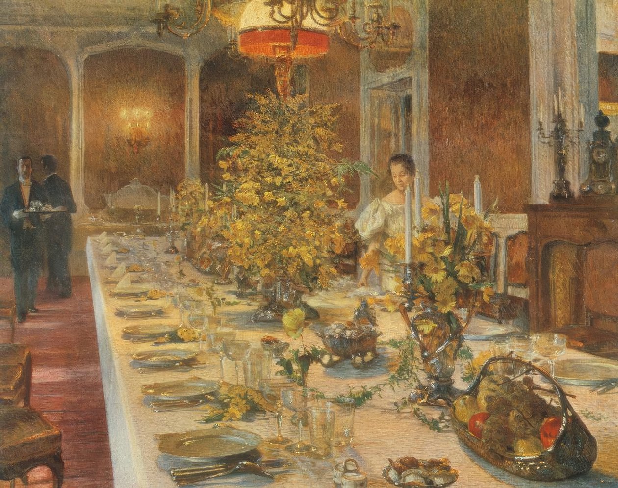 Prima della cena da Karl Moll