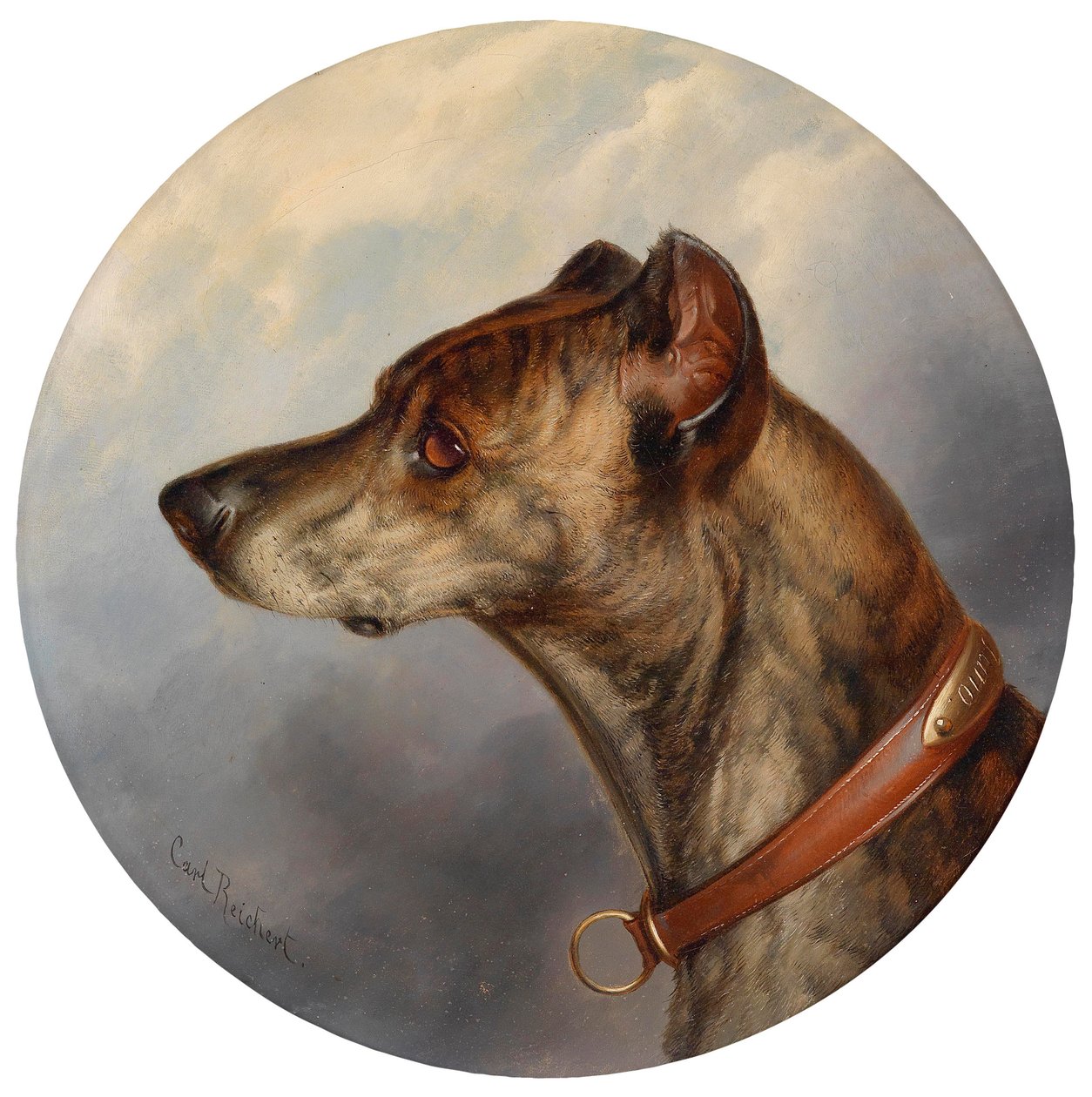 Ritratto di cane da Karl Reichert
