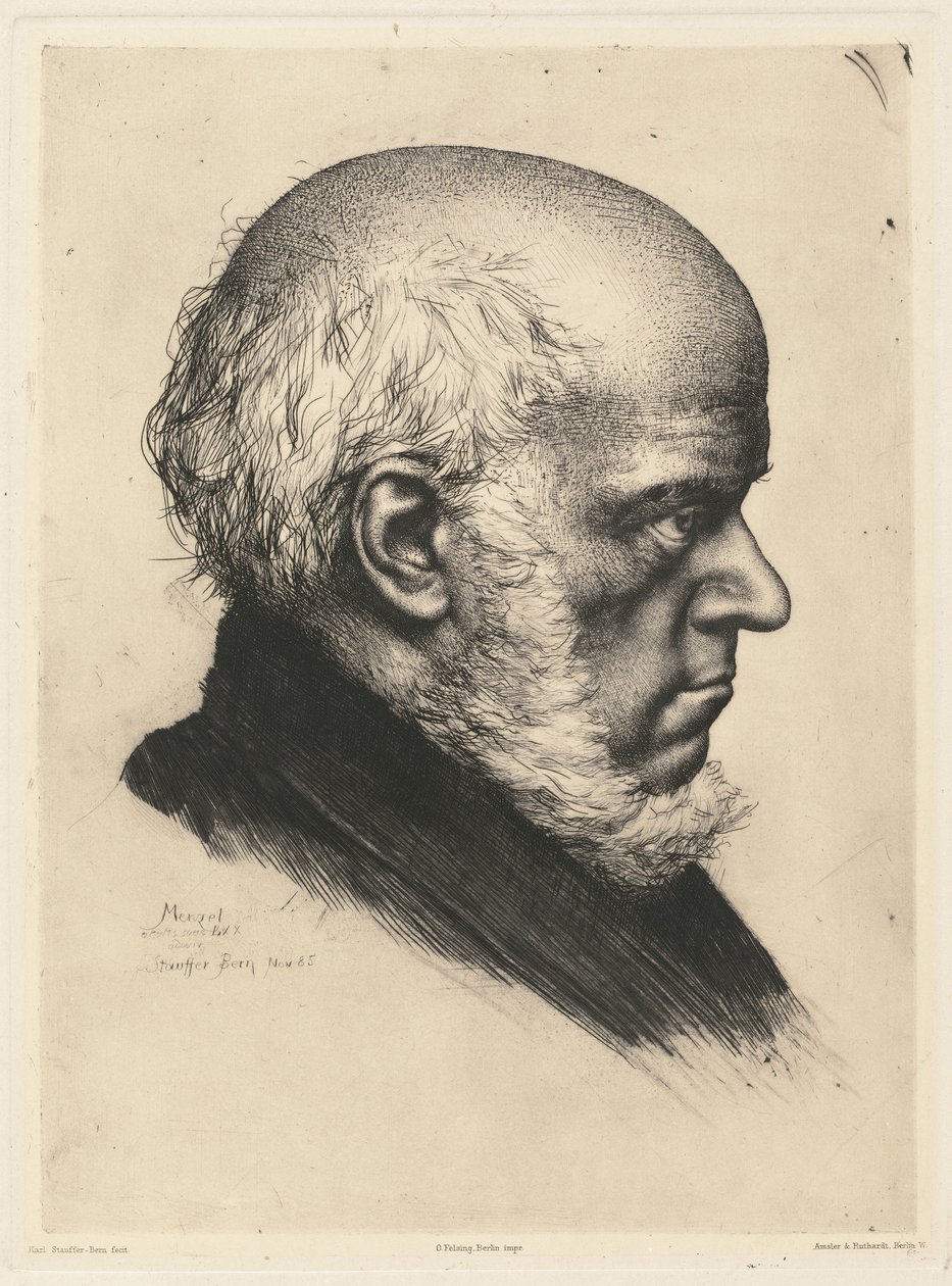 Adolph Menzel da Karl Stauffer Bern