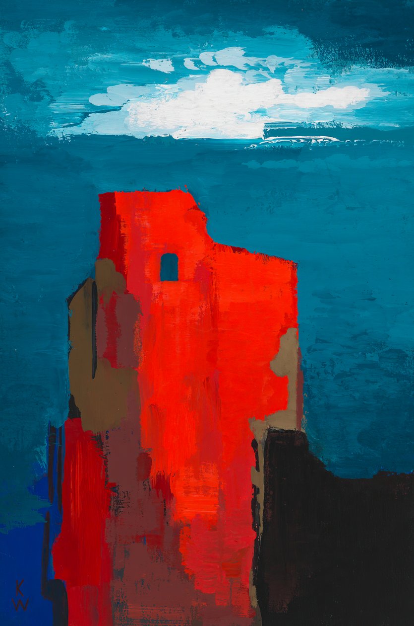 Rovine del castello, c.1943 da Karl Wiener