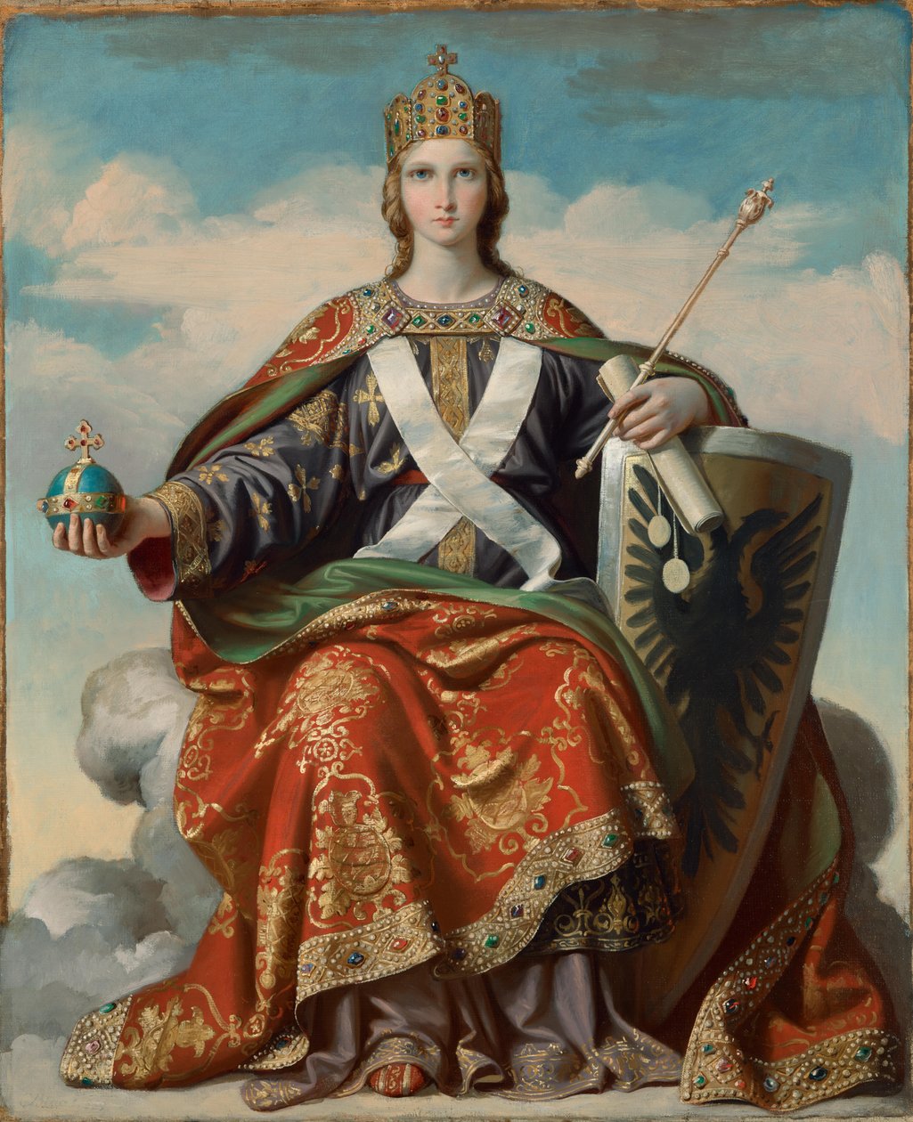 Allegoria del potere da Karl von Blaas