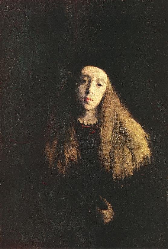 Noemi con i capelli sciolti da Károly Ferenczy