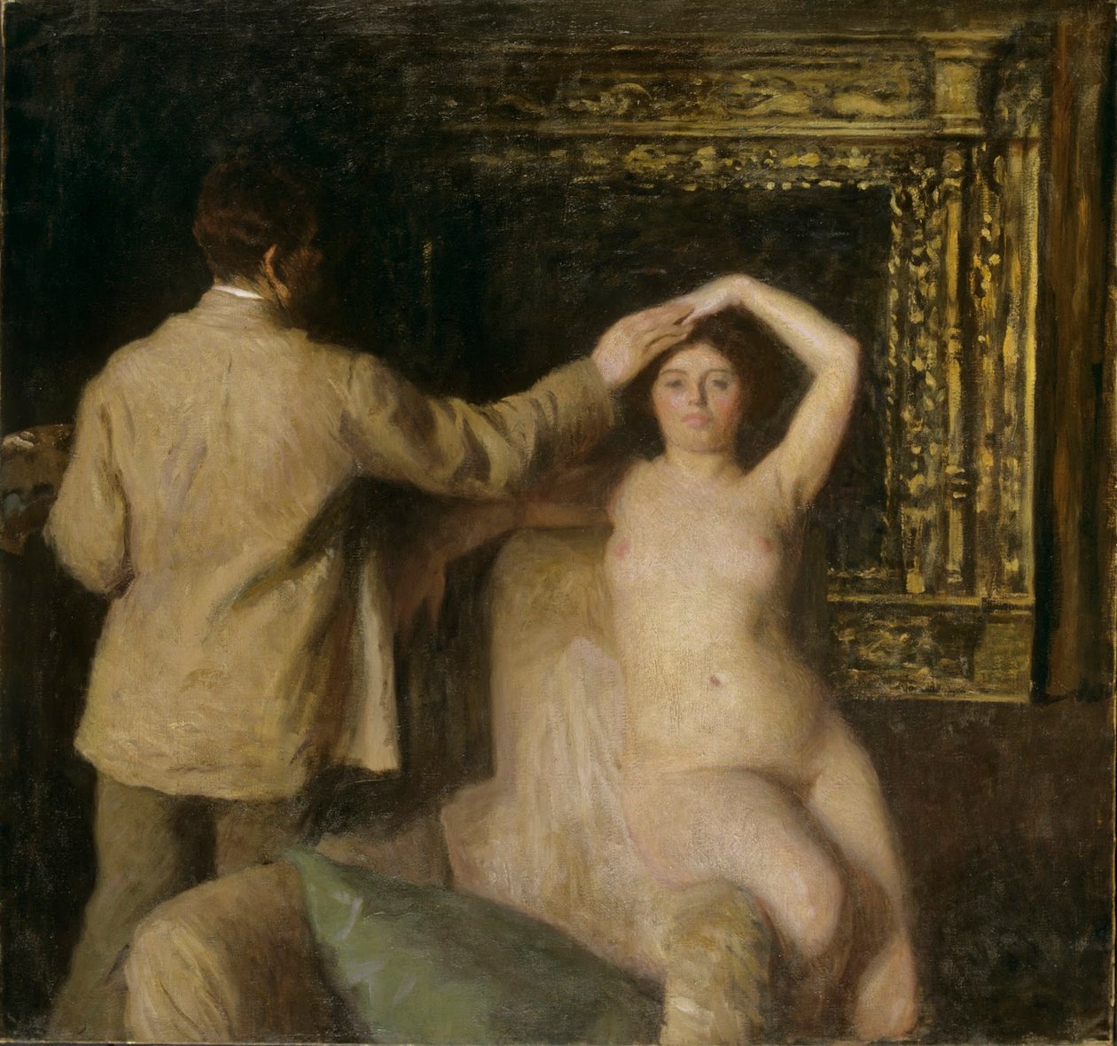 Pittore e modella da Károly Ferenczy