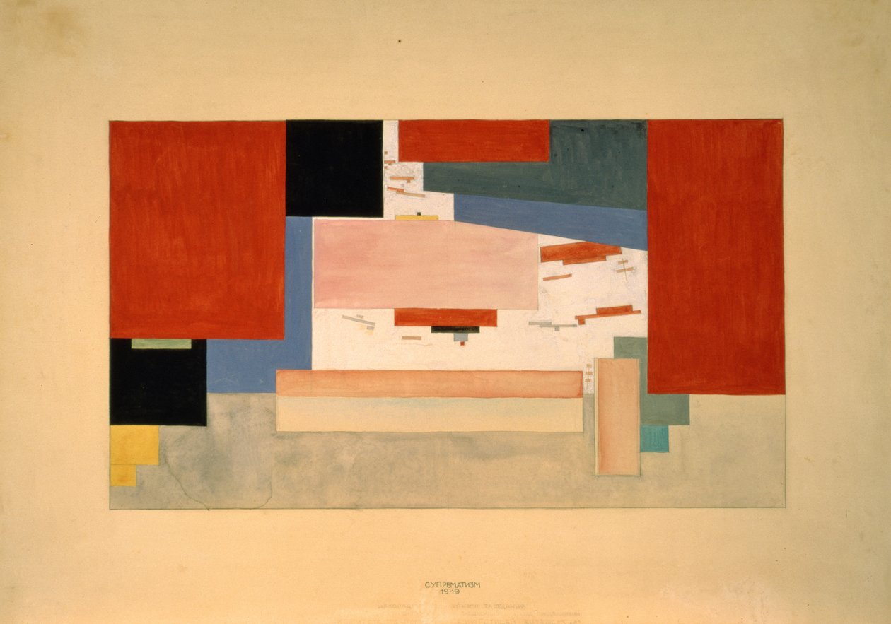 Suprematismo da Kasismir and Lisitzky, El Malevich