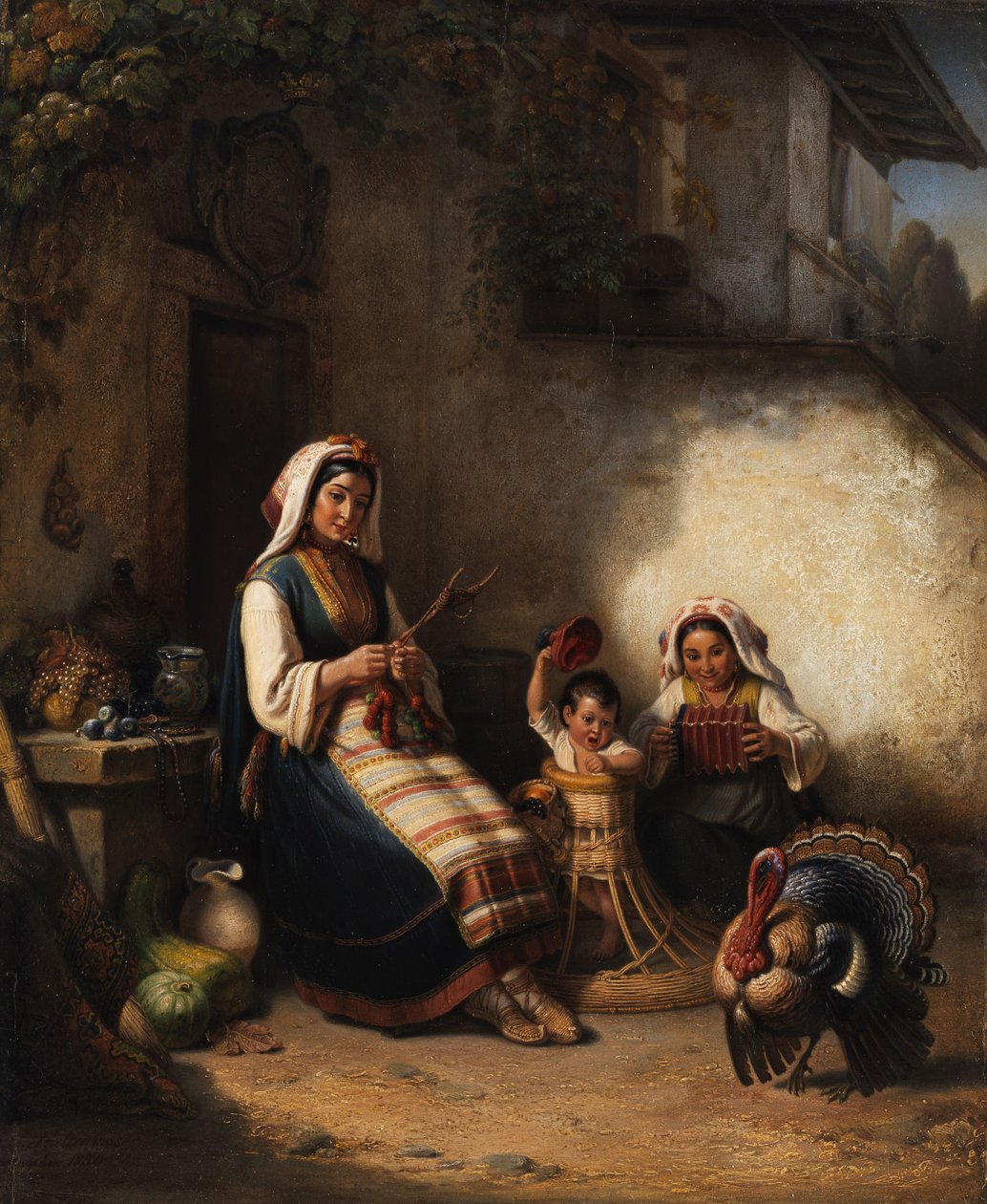 Scena di famiglia in Istria da Kaspar Kaltenmoser