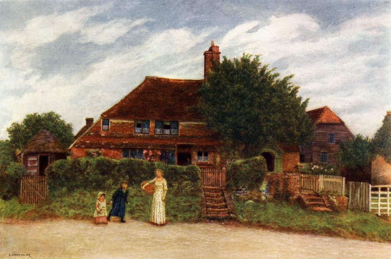 Cottage di Kate Greenaway da Kate Greenaway