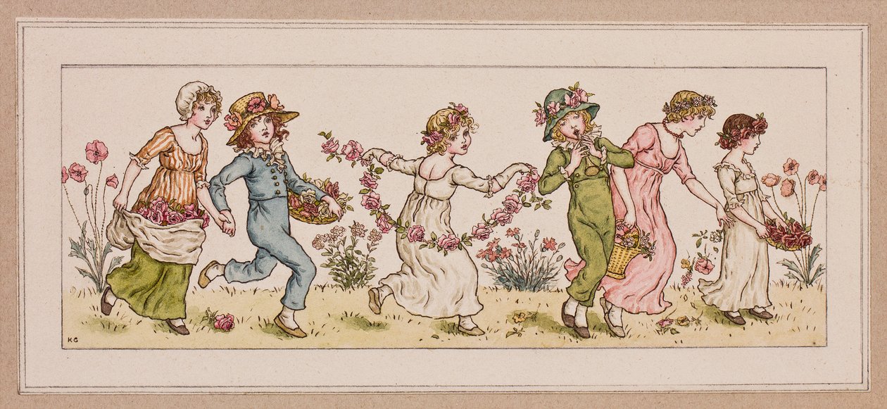 Fiori e musica da Kate Greenaway