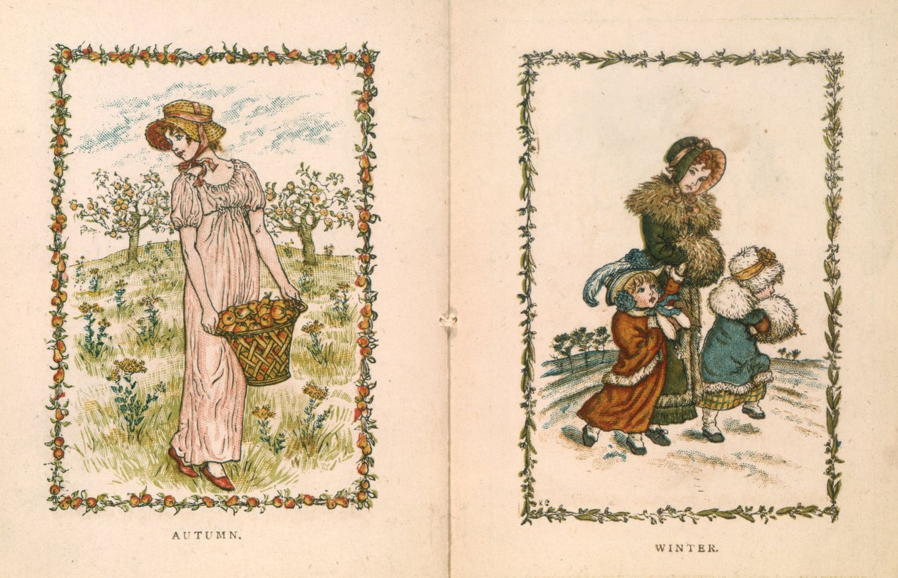 Autunno e inverno da Kate Greenaway