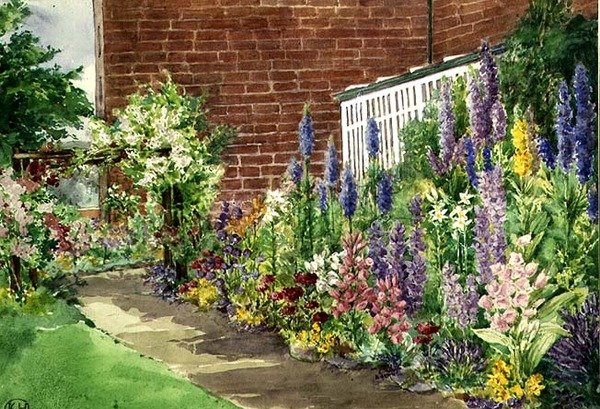 Il bordo dei fiori da Kate Rogers