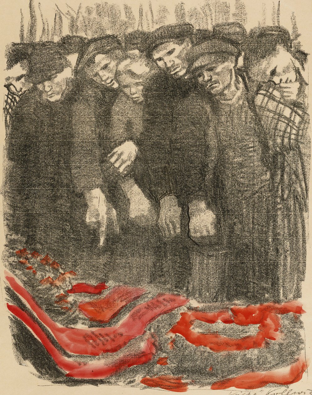 Marzfriedhof, 1913 da Käthe Kollwitz