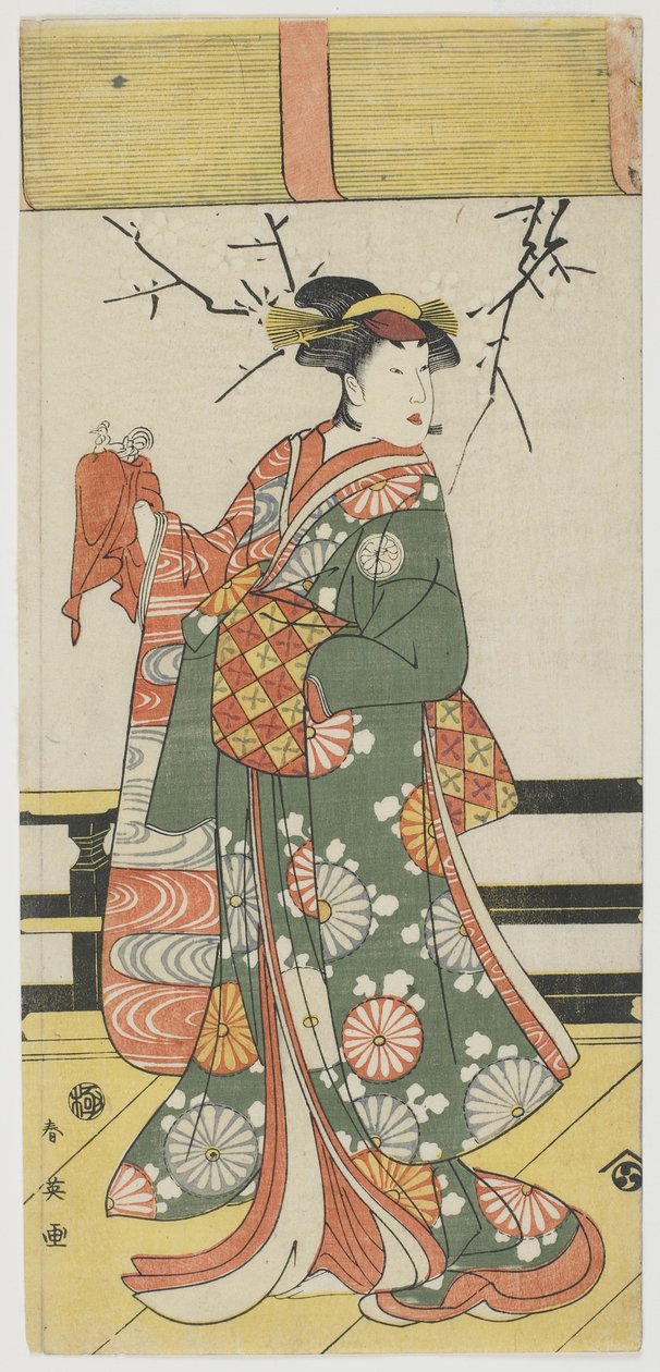Segawa Kikunojo III come Itohagi, 1792 (stampa a blocchi di legno a colori) da Katsukawa Shun