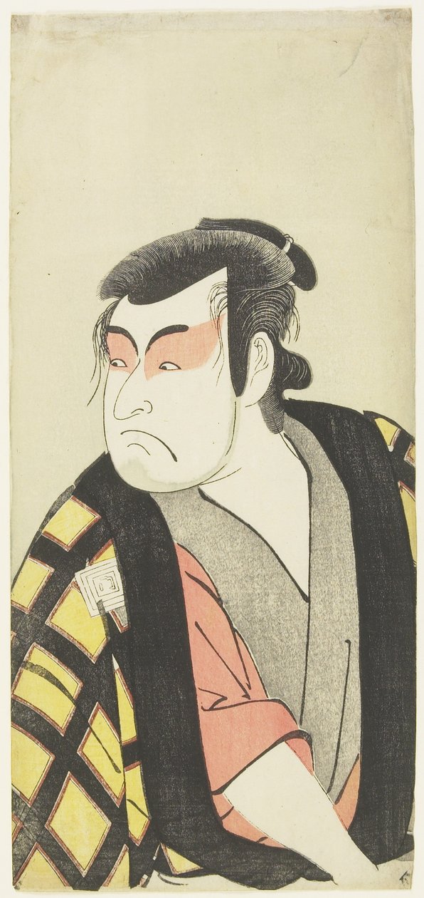 (Un attore in trucco "Beni guma") da Katsukawa Shunsho