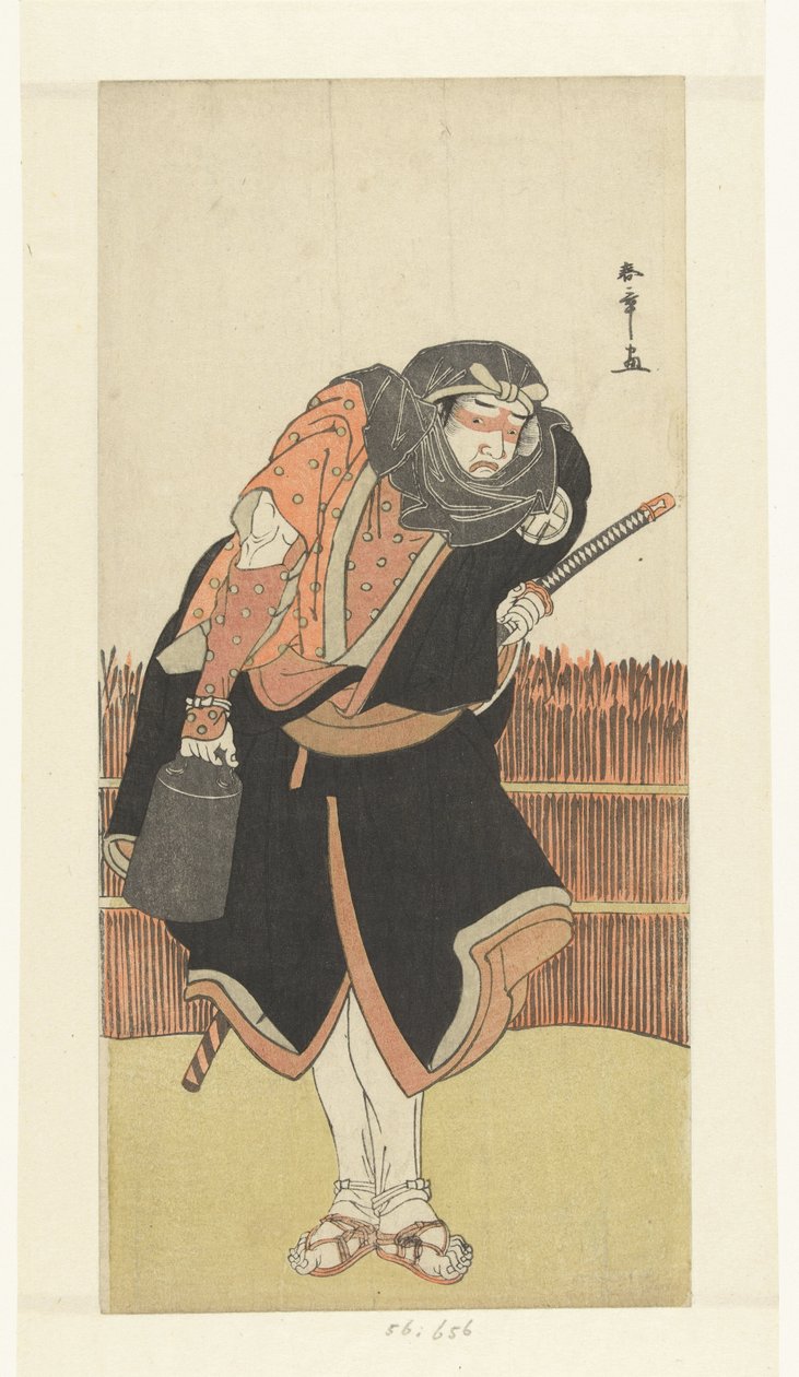 Attore nel ruolo di brigante da Katsukawa Shunsho