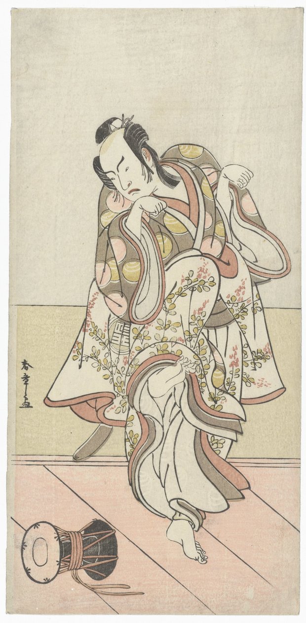 Attore che danza da Katsukawa Shunsho