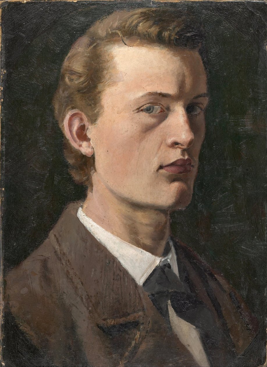 Autoritratto da Edvard Munch