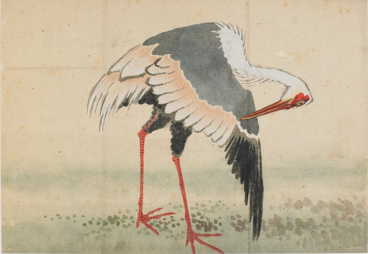 Gru da Katsushika Hokusai