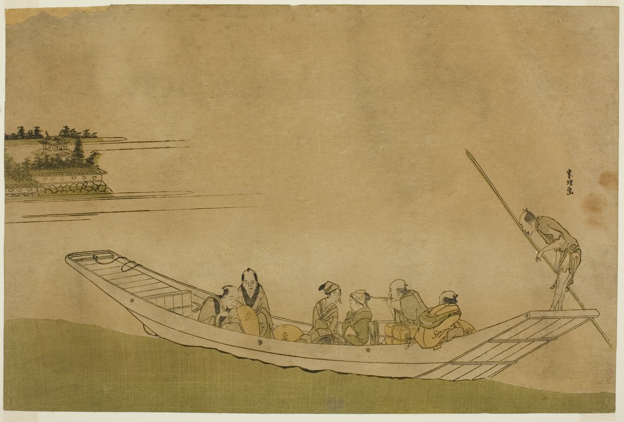 Traghetto da Katsushika Hokusai