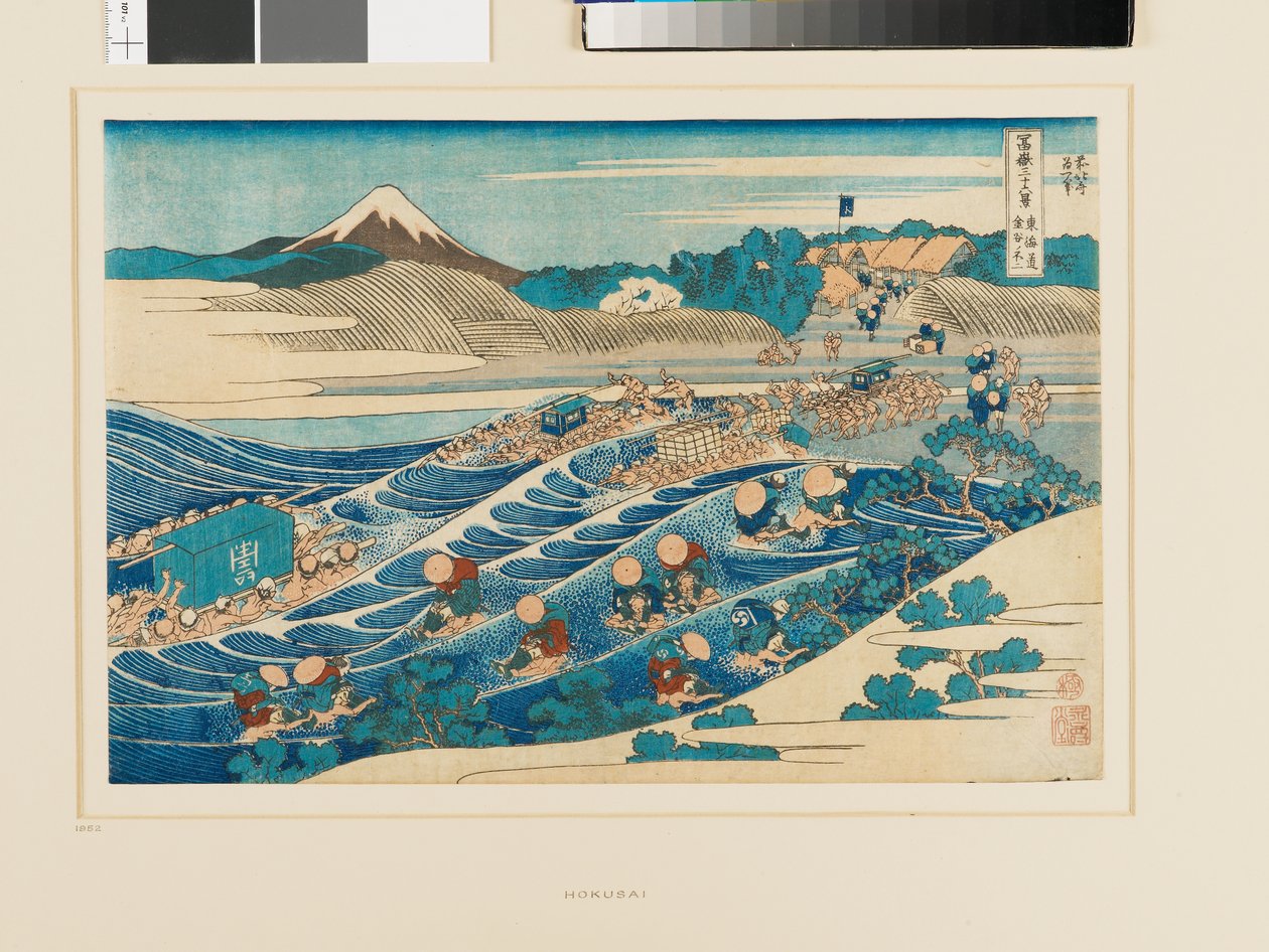Fuji da Kanaya sulla strada Tōkaidō da Katsushika Hokusai