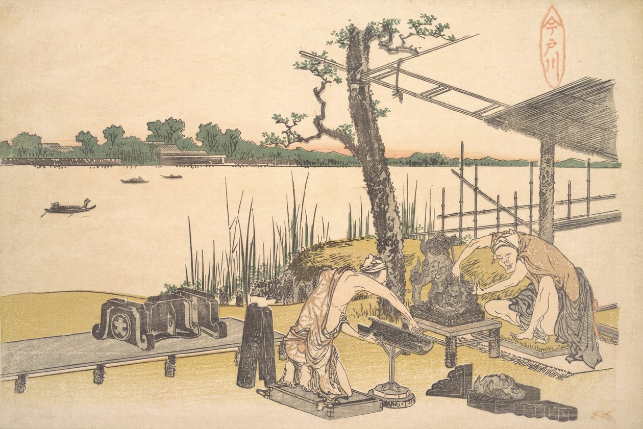 Imadogawa da Katsushika Hokusai