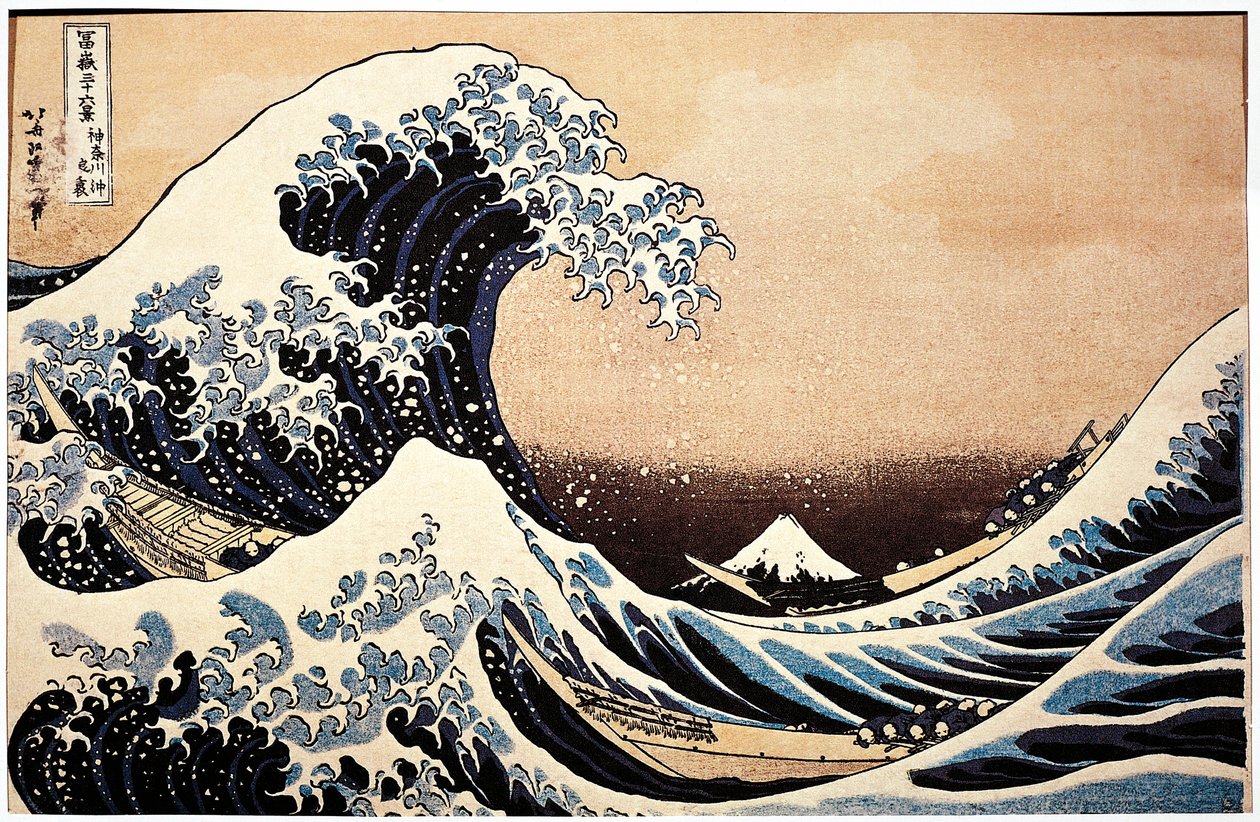 La grande onda da Katsushika Hokusai