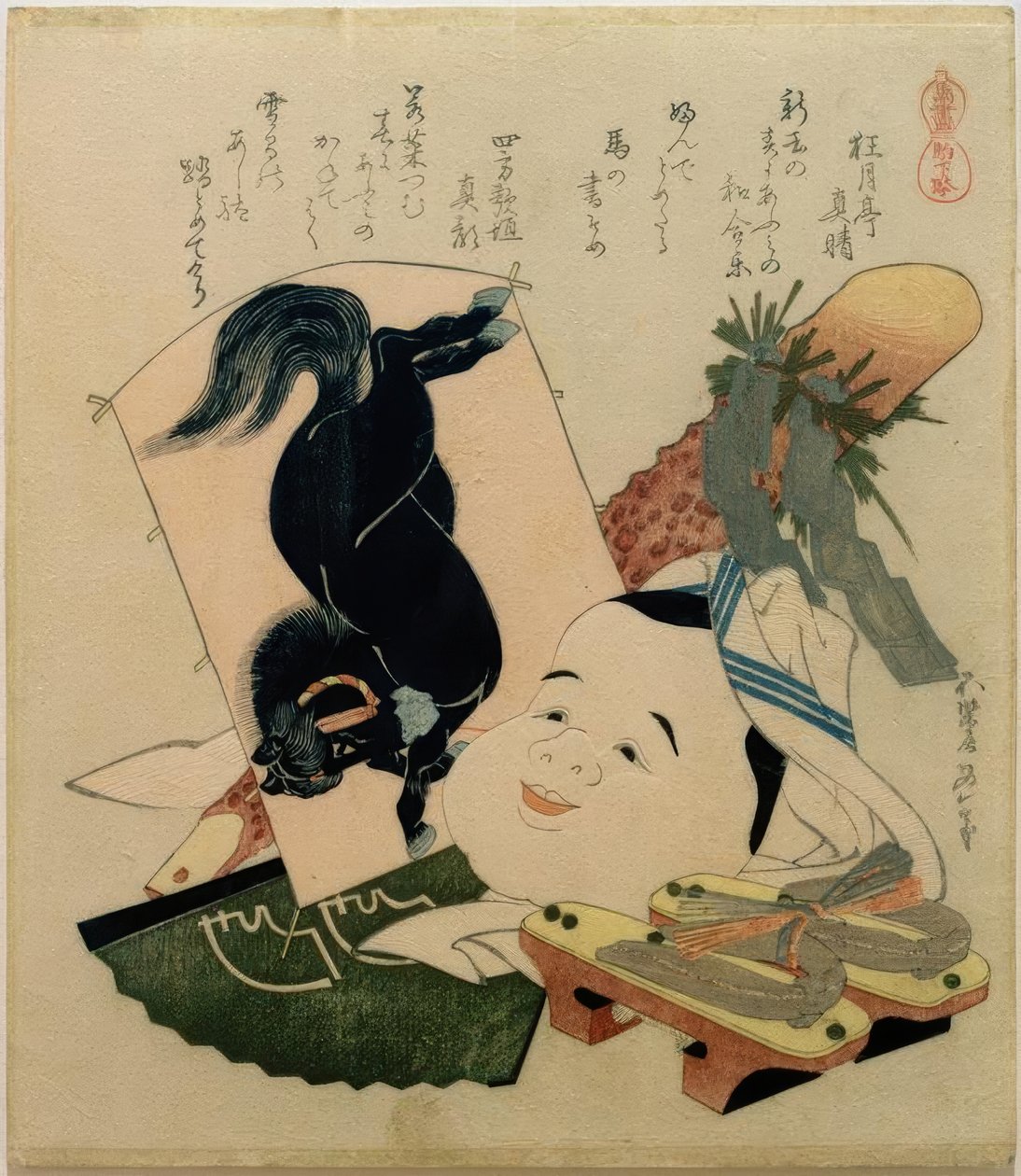 Komageta (Sandali di paglia) da Katsushika Hokusai