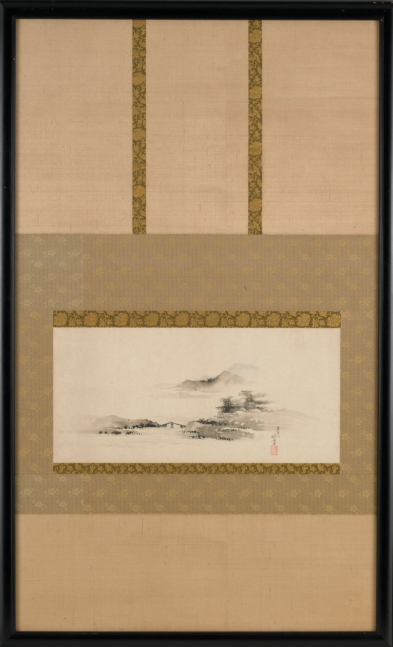 Paesaggio, periodo Edo, ca. 1801-1802 da Katsushika Hokusai