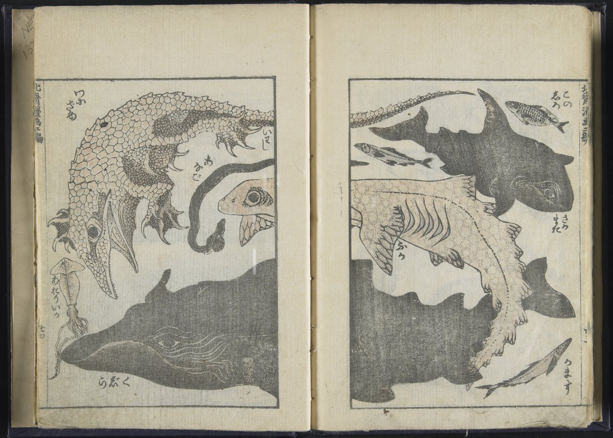 Taccuino di schizzi da Katsushika Hokusai