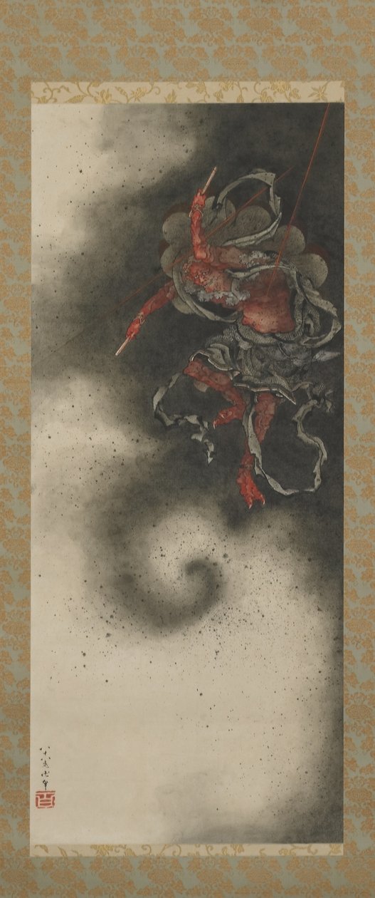 Dio del tuono, periodo Edo da Katsushika Hokusai