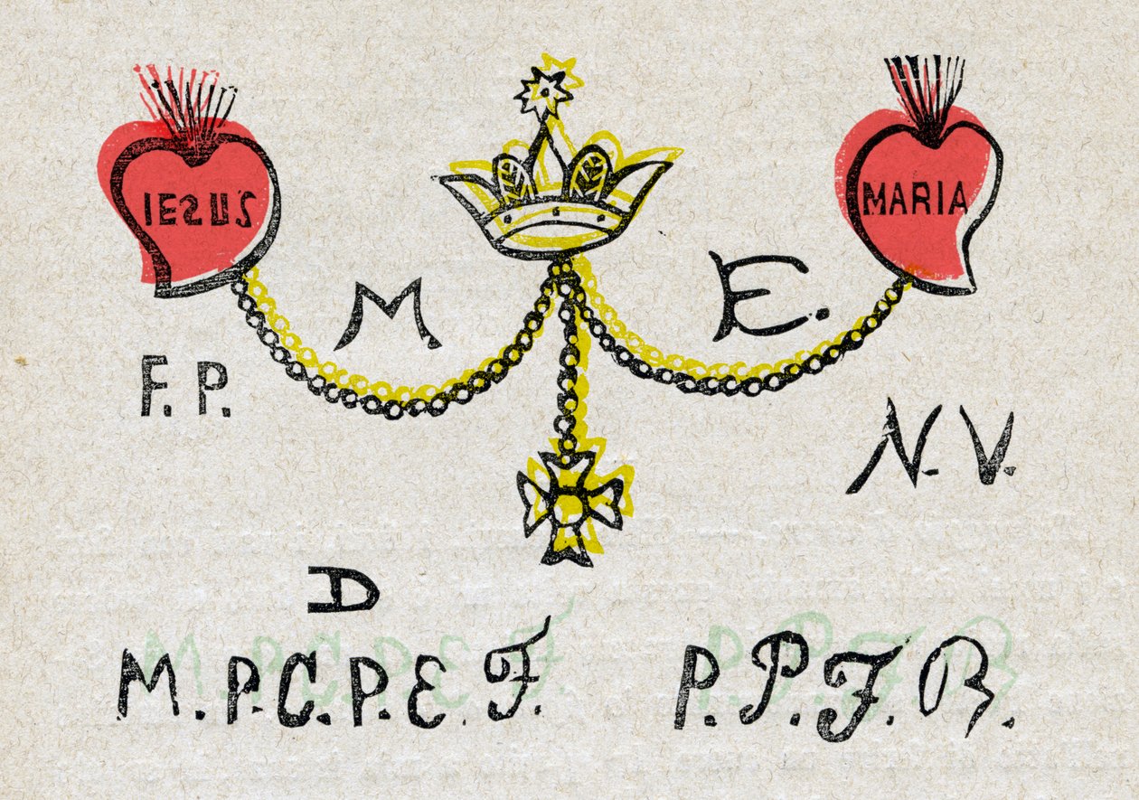 Tatuaggio cuori di Gesù e Maria da Alec Hunter