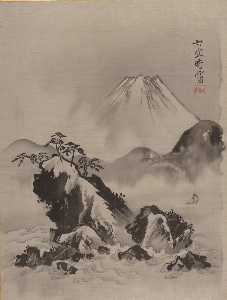Monte Fuji, ca. 1887 da Kawanabe Kyosai