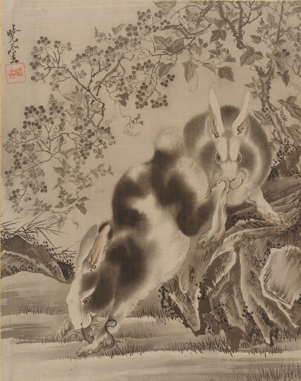 Conigli da Kawanabe Kyosai