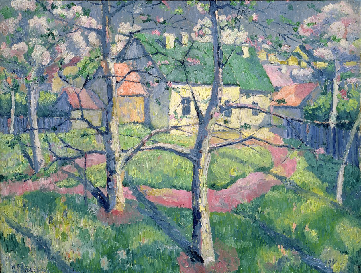 Meli in fiore, 1904 da Kazimir Severinovich Malevich