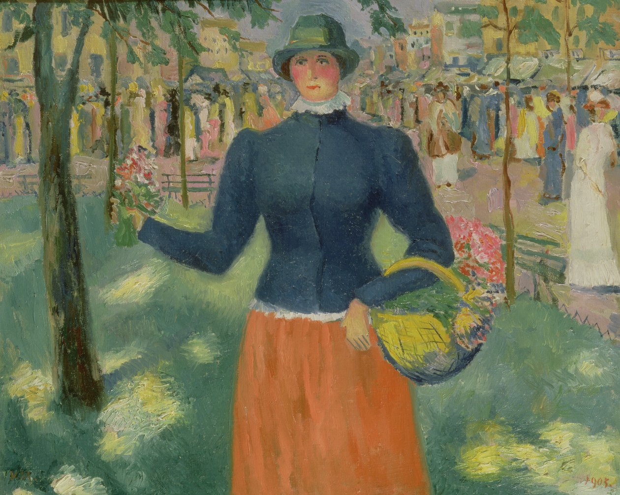 Studio di una venditrice di fiori, 1903 da Kazimir Severinovich Malevich