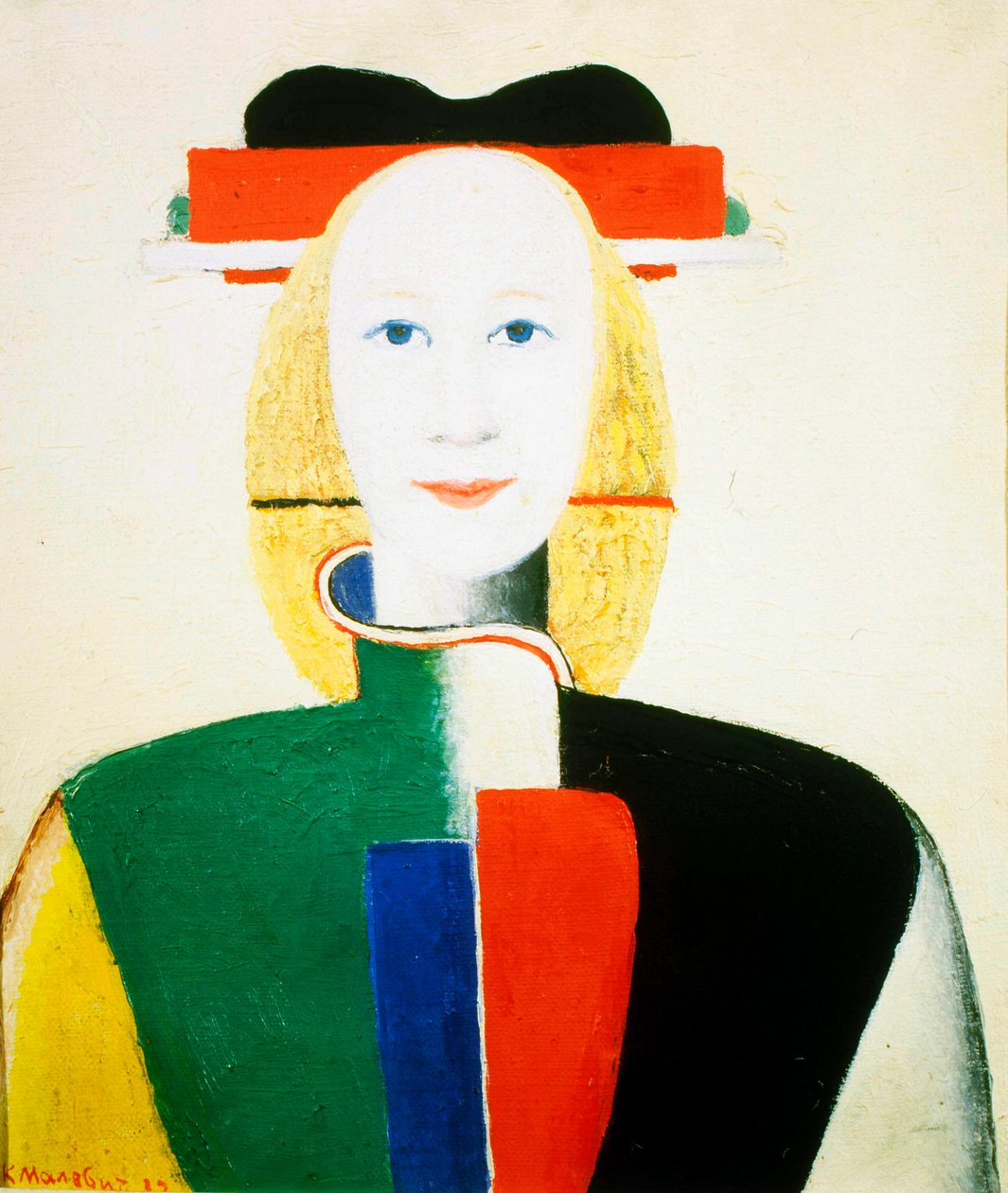 Una Ragazza con un Pettine da Kazimir Severinovich Malevich
