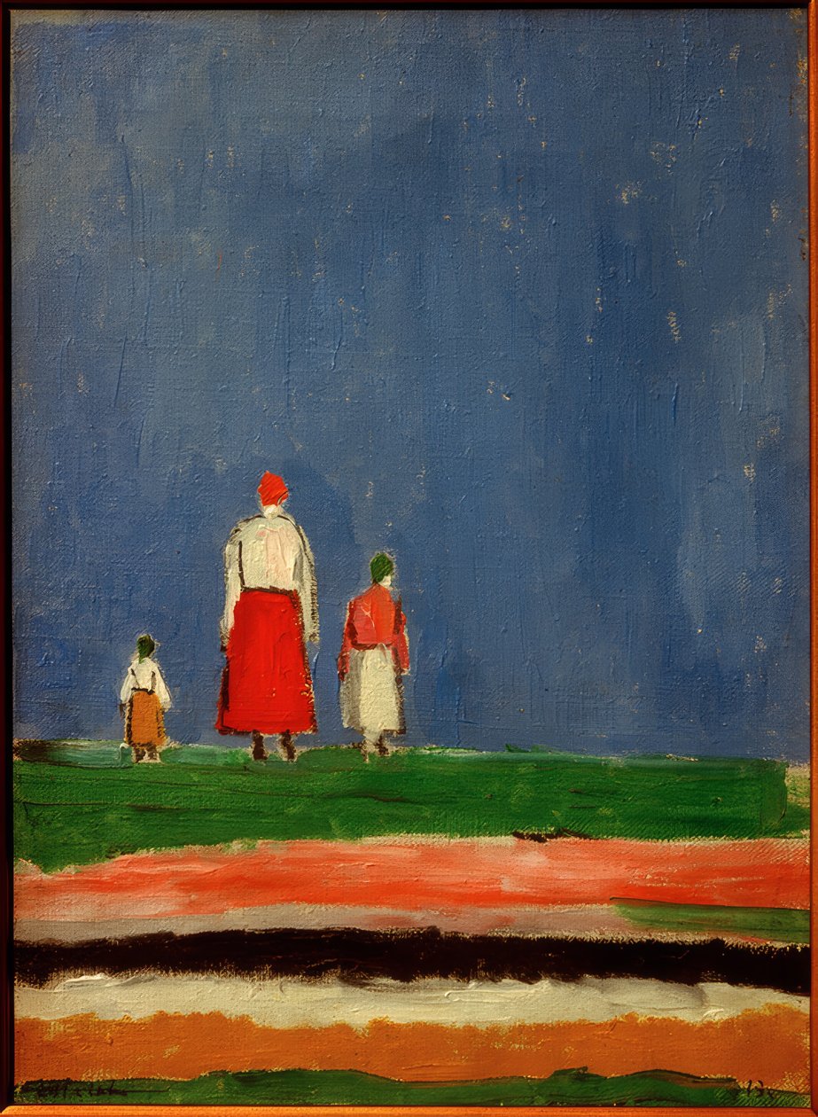 Tre figure, 1928 da Kazimir Severinovich Malevich