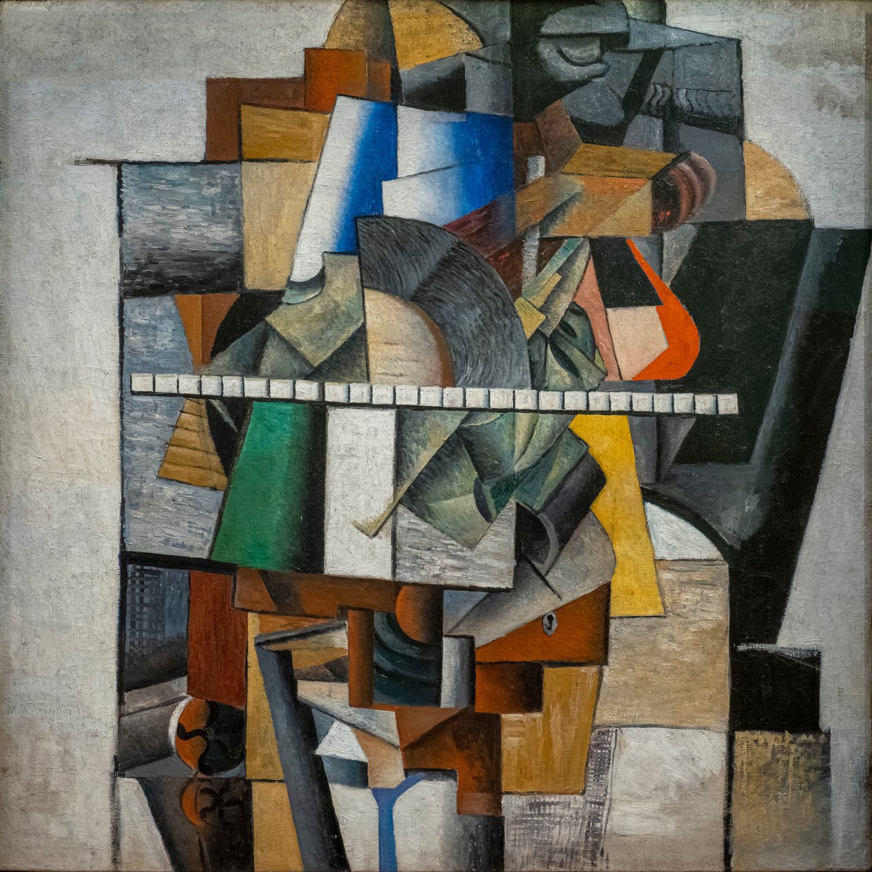 Ritratto di Mikhail Matyushin da Kazimir Severinovich Malevich