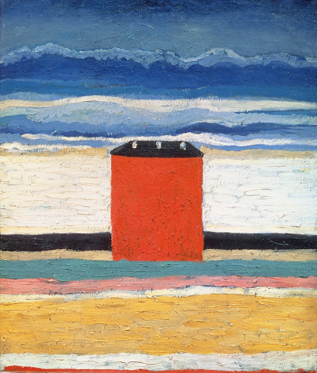Casa rossa, 1932 da Kazimir Severinovich Malevich