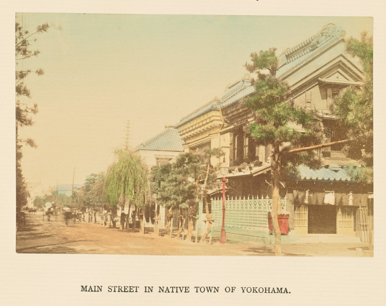 La via principale della città natale di Yokohama da Kazumasa Ogawa