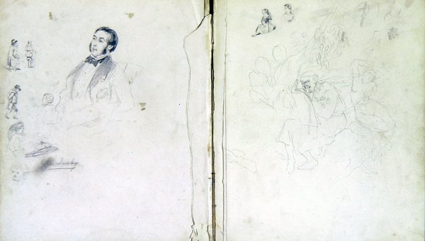 Libro di schizzi per il 