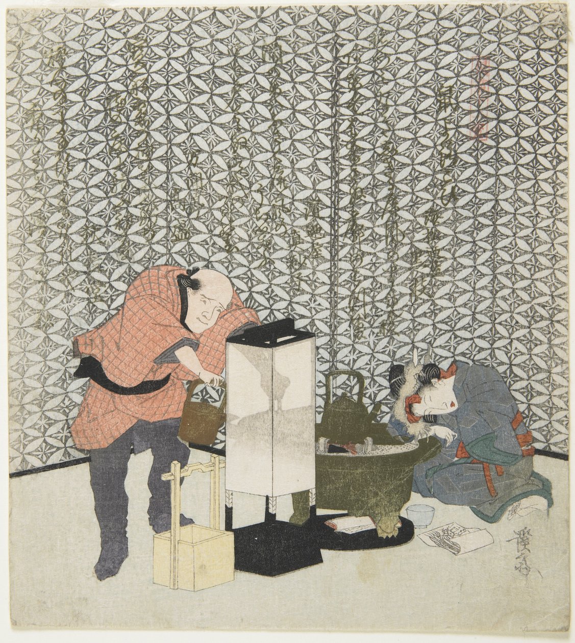 Ratti felici, 1828 da Keisai Eisen