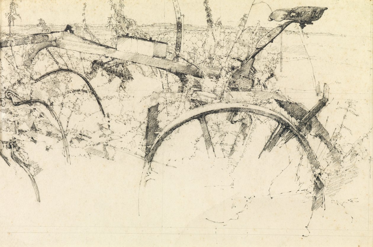 Studio di un vecchio aratro da Kenneth Newton