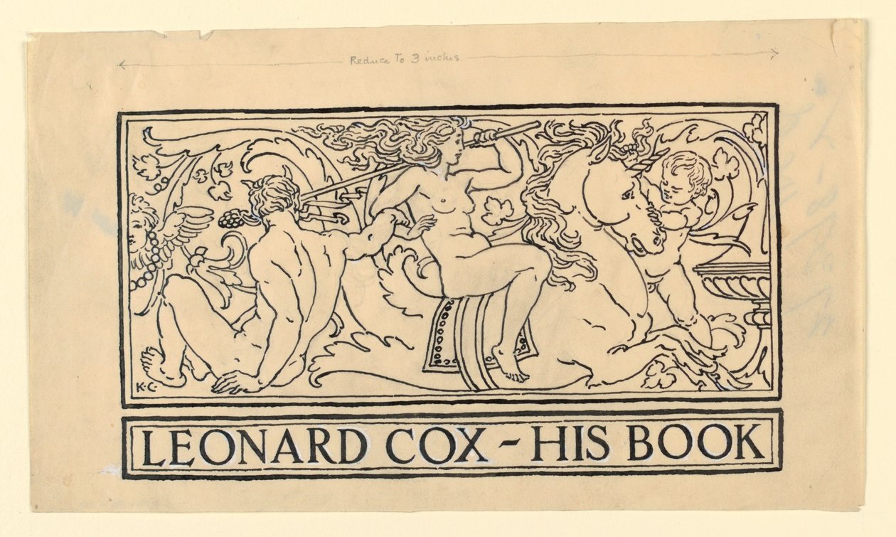 Ex libris per Leonard Cox da Kenyon Cox