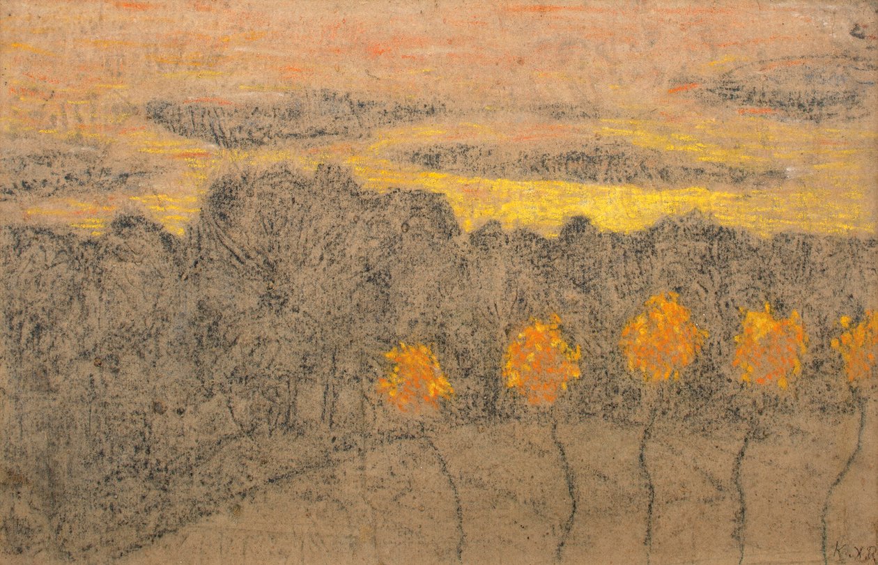 Paesaggio con alberi gialli da Ker Xavier Roussel
